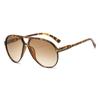 4736 Letra T Doble Puente Gafas de Sol de Moda Transfronterizas Nuevas Montura Grande Gafas de Sapo Tendencia Ins Gafas de Sol Aviador