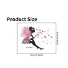 Shangyi Sp-Kg066 Adhesivo de Pared Creativo de Hada de Mariposa y Flor Autoadhesivo Sala de Estar Dormitorio Interruptor Decorativo Adhesivo para Interruptor Transfronterizo