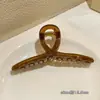 Grampo de Cabelo Grande Dopamina 2026 Novo Estilo Coreano Forma de Coração Presilha Tubarão Acessório de Cabelo Elegante Acrílico Laço Presilha de Garra