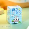 Caja sorpresa para llavero con forma de muñeca de dibujos animados, colgante de llave, caja sorpresa, regalo para estudiantes, caja sorpresa de la suerte