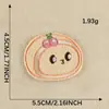 Parche Bordado Original Dibujo Animado Comida Pan Galleta Galleta Parche Accesorios para Ropa Cuenta Manual DIY Pegatina de Tela Autoadhesiva