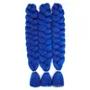 Peluca Hua Fan para mujer, trenza grande de un solo color, 165 g, fibra química, trenza grande, trenza jumbo, cabello de seda de alta temperatura, trenza sucia