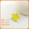 Accesorios para Manualidades de Dulces Gomitas Simulados, Accesorios para Fundas de Teléfono con Forma de Corazón Degradado y Estrella de Cinco Puntas, Accesorios para Pendientes de Colores Dulces Dopamina