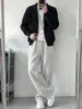 2026 Nuevos Pantalones Scimitar de Otoño Pantalones de Chándal de Pierna Ancha Pantalones Rectos Holgados Pantalones de Chándal con Capucha de Primavera Otoño Pantalones Casuales para Hombre