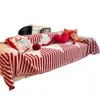Tela para Funda de Sofá de Celebración de Boda, Toalla de Sofá, Rojo Brillante, Pieza Completa, Estilo Nuevo, Adecuado para Todas las Estaciones, Cojín de Sofá que Crea Ambiente