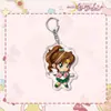 Llavero de Acrílico de Sailor Moon Tsukino Usagi de Dibujos Animados Lindo Colgante Creativo Accesorio de Llavero