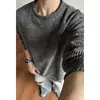 Sudadera con Estampado de Cebra para Hombre Cuello Redondo 2026 Primavera Nueva Retro Americana Marca de Moda Fresca Holgada Talla Grande Manga Larga Camiseta