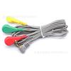 Cable de electrodo, Cable conductor de uno a tres broches, Codo macho de 3,5 mm a 4. Cable de Derivación con Hebilla Hembra, Cable de Derivación ECG