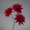 Crisântemo de Garra Grande Artificial 3 Cabeças Crisântemo de Garra Grande Flor Artificial Flor para Salão de Casamento Arranjo de Flores Artificiais Fabricante Venda no Atacado Ponto Epiphyllum
