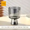 Copo de Cocktail de Vidro Espesso Simples Design de Pé Curto de Alta Qualidade Copo de Vinho KTV Vidro de Cerveja Preto Deslumbrante Copo de Whisky