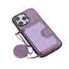 Adequado para Capa de Celular com Porta-Cartão Padrão Diamante para iPhone 15, Capa para Celular 14 Pro, Capa de Celular com Porta-Cartão Transversal 12 Pro