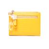 Transfronterizo Nuevo Fresco y Sencillo Bolso para Tarjetas de Mujer Monedero Pequeño Portátil Cuero PU Billetera Corta para Mujer