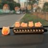 Porquinho Fofo Placa de Estacionamento Temporário para Celular Placa de Carro Móvel Acessórios para Carro Enfeites Placa de Licença Móvel Mulheres