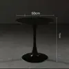 Mesa redonda estable y elegante, perfecta para comedor en casa, dormitorio, balcón, mesa de té pequeña, o como mesa de reunión en una tienda de té de leche o cafetería.