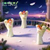 Nuevo producto transfronterizo: Accesorios de figuritas lindas con temática de ángeles, accesorios para decoración DIY de paisajes en miniatura, pequeños adornos de escritorio para coches