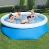 Patio de piscina al aire libre inflable grueso redondo con red de clip Piscina inflable para niños piscina transfronteriza