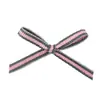 Lazo de Color Rayado de 3 mm Bicolor Poliéster Hecho a Mano DIY Accesorios para Ropa Ropa Interior Calcetines Materiales para Joyería