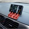 Soporte para teléfono móvil para coche transfronterizo, tapete antideslizante para teléfono móvil de escritorio para coche, pirámide, soporte para navegador GPS, pegamento