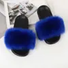 Novas Chinelos da Moda Transfronteiriços Chinelos de Pelúcia Moda Feminina Verão Chinelos de Pelo Sintético Sapatos de Praia de Pelo Sintético de Raposa