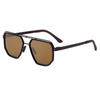 Nuevas Gafas de Pesca Polarizadas para Hombre, Gafas de Sol con Montura de Forma Especial, Gafas para Hombre sin Tornillos, Gafas de Alta Gama de Moda