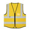 Venta al por mayor del fabricante Construcción Fluorescente Trabajadores Tráfico Ropa Luminosa Chaqueta Paseo Nocturno Chaleco Reflectante Chaleco Reflectante