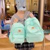 Mochila Escolar para Estudiante Universitaria Simple Combinable Estilo Ins Mochila de Gran Capacidad Linda Estudiante de Preparatoria Mochila para Computadora