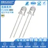F5/5MM cabeça redonda borda transparente monocolor LED luz indicadora de encaixe direto conta de luz LED de perna longa perna curta diodo emissor de luz led