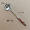 Aço inoxidável 304 não magnético Jacarandá espátula atacado doméstico cabo de madeira espessado pá de cozinha utensílios de cozinha espátula colher de sopa