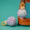 Novo Estilo Chinês Realizador de Desejos Exquisitos Acessórios de Bola Artesanal DIY Pequenos Enfeites Bolsa Chaveiro Acessórios Atacado