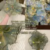 Tule de Princesa Sereia ao Sol ~ Prendedor de Cabelo de Tule com Pérolas Estilo Coreano para Mulheres, Acessório de Cabelo Versátil e Estiloso