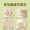 Caixas de refeição totalmente biodegradáveis, caixas de almoço descartáveis de PLA com três, quatro e cinco compartimentos, caixas para viagem com múltiplos compartimentos, ecologicamente corretas
