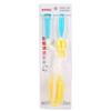 Cepillo para biberones, cepillo de esponja de dos piezas, cepillo para pezones, apto para productos para bebés, juego de cepillos de limpieza giratorios de 360 grados