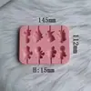 Molde de Silicona para Paletas de Dinosaurio de 8 Piezas (Sin Palo) Paleta para Niños de Grado Alimenticio Resistente a Altas Temperaturas para Hornear DIY