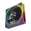 Ventoinha de Resfriamento Prism 7Pro para Computador Argb Textura de Espelho Direto Padrão CD Controle de Temperatura Ultra Silenciosa Ventoinha de Gabinete 12cm