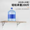 Soporte Triangular de Acero Inoxidable Grueso y Sólido Soporte de Pared para División de Paredes Soporte Laminar Estante de Almacenamiento Fijo Montado en Pared