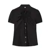 Para Comercio Exterior Transfronterizo Europeo y Americano Ropa de Mujer Aliexpress Más Vendido Moda de Verano Producto Nuevo Top Personalizado con Decoración de Lazo