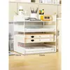 Organizador de escritorio para estudiantes, estantería, estantería de varios niveles, almacenamiento de escritorio, estante para libros ilustrados infantiles, organizador de archivos de escritorio de oficina