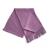 Novo Cachecol Feminino Outono e Inverno 2025 em Falso Caxemira, Cor Sólida, Espessado, Quente, Cachecol de Pescoço e Xale Versátil, Atacado do Fabricante