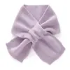 Suéter de cachemira 26 Otoño Invierno Nuevo Estilo para Mujer Cruzado Versátil Engrosado Talla Grande Tejido Bufanda Larga Cálida Bonita Braga para el Cuello