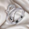 Nueva Joyería de Acero Inoxidable Personalizada Nicho con Forma de Serpiente Anillo Liso Acero Titanio No se Desvanece Anillo Más Vendido Europeo y Americano Venta al por Mayor