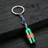 Llavero de coche modificado, llavero de tanque de nitrógeno NOS de coche modificado, llavero decorativo de tanque de gas NOS