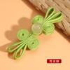 Botones de plato Cheongsam de estilo chino personalizados, Cuentas de jade tejidas a mano, Botones de oreja de conejo, Traje Tang Chinoiserie y Botones y accesorios decorativos de la dinastía Han