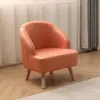 Sofá Individual Estilo Nórdico Pessoa Preguiçosa Cadeira de Lazer para Varanda Tecido Quarto Sala de Estar Salão de Unhas Sofá Pequeno Estilo Celebridade da Internet