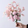 Bolas de folhas de eucalipto simulação de alta qualidade buquê de crisântemos estilo Ins decoração de casa vaso arranjo de flores ornamentos de flores artificiais