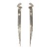 Pendientes de borlas elegantes de alta calidad en nuevos pendientes de diseño de nicho de moda, pendientes largos de lujo ligeros y elegantes japoneses y coreanos.