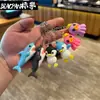 Llavero Creativo Serie Océano Tiburón Pulpo 3D Colgante para Bolso Llavero de Coche Regalo Promocional Mayoreo