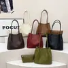 Bolso de mano tejido retro coreano 2026 nuevo bolso tote de moda moderno bolso de hombro de gran capacidad para el día a día