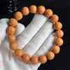 Popular Pulseira de Cabeça de Macaco de Luxo com Contas de Noz com Pena de Fênix Natural Intocada, Contas de Oração Masculinas Atacado