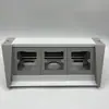 Caja de roscado de aleación de aluminio, agujero de roscado de escritorio, amortiguador, escuadra abatible, cepillo, caja de cables a prueba de polvo, caja de cables de aleación de aluminio