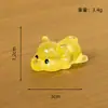 Paisagem em Miniatura Desenho Animado Fofo Elefante Bebê Luminoso Decoração de Mesa para Casa Decoração Criativa para Painel de Carro Artesanato em Resina